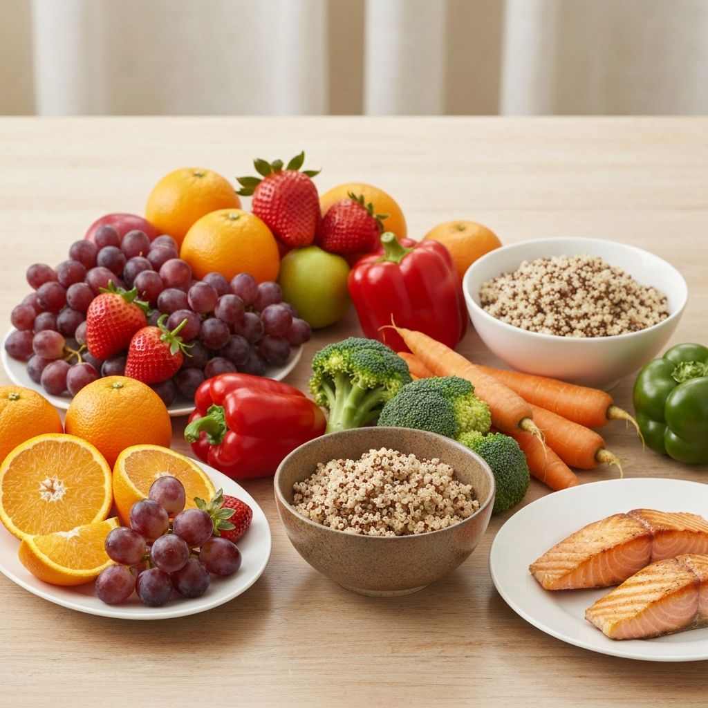 Fresh healthy food choices